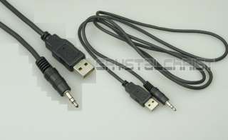 5FT USB 2.0 to 3.5mm Male Audio Stereo Microphone Cable  