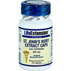  Life Extension St Johns Wort Extract Caps 300mg (2 Left 