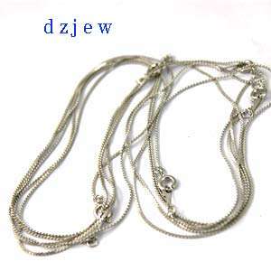 N8019 lot 5ps slap up Silver Plated Chain Necklace HOT  