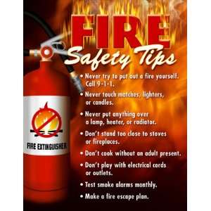  Resources NS3308 Poster  Fire Safety  12 Packs: Office Products