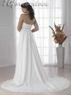 New Ivory/White Superb wedding dress 2012 amazing in custom best 