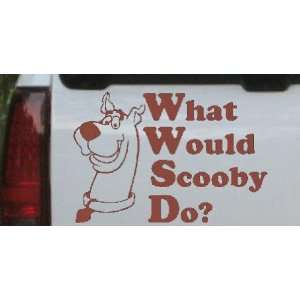  What Would Scooby Do Cartoons Car Window Wall Laptop Decal Sticker