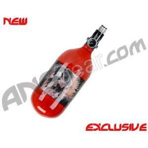   Air Tank 45/4500 w/ Custom Products Regulator   Red: Sports & Outdoors