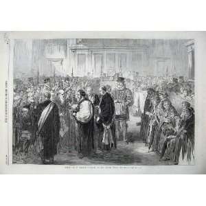  1867 Almsgiving Maundy Thursday Royal Chapel Whitehall 