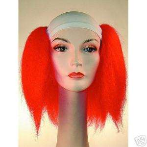 DELUXE BALD SILLY BOY CLOWN WIG WIGS COSTUME 13 COLORS  