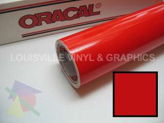 Roll 24 X 10yd Light Red Oracal 651 Cutting Vinyl Film  