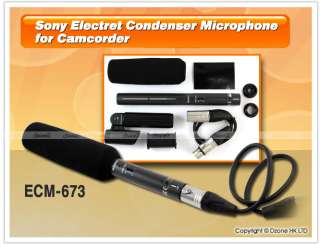 Sony ECM 673 Shotgun Microphone for Camcorder ECM673  