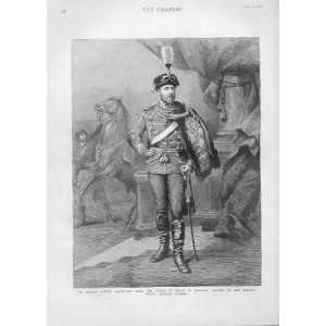  Prince Wales Hon Colonel Blucher Hussars 1883 Portr: Home & Kitchen