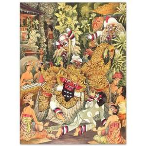  Barong Dance Party~Paintings~Art~Modern: Home & Kitchen