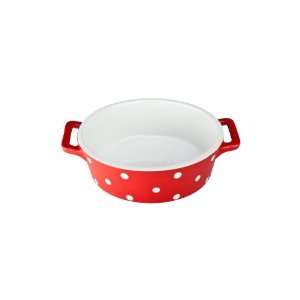  Bias Cordon Bleu 1 1/4 Quart Round Baker with Handles Red 