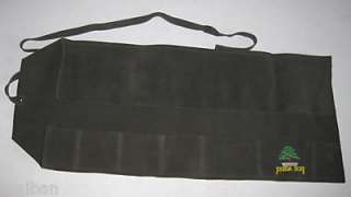 Tool Roll 7 Slot Suede Leather Bonsai Or Other Tools  