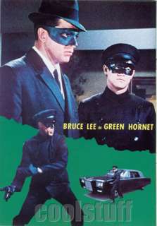 Green Hornet BRUCE LEE 11 x 17 poster Black Beauty Van  