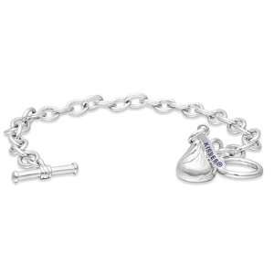  Hersheys Kisses 3 D Charm Bracelet in Sterling Silver 