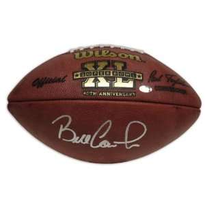 Bill Cowher Autographed SB XL Pro Football:  Sports 