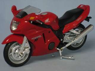 Welly 1:18 Diecast Red Honda CBR1100XX Motorcycle ~ MIB  