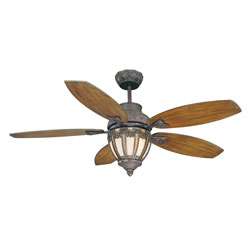   Savoy House Tapestry Leaves Ceiling Fan Bark & Gold 87 8050 52  