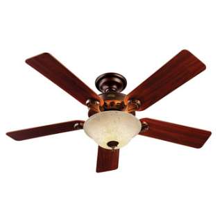 Hunter 52 Onyx Bengal Ceiling Fan with Light HR 21775  