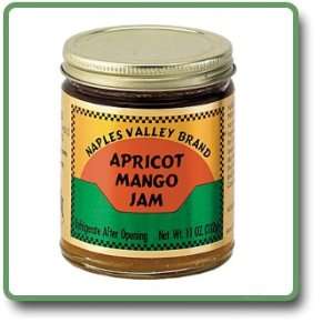 Apricot Mango Jam   11 oz glass jar.  Grocery & Gourmet 