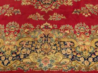 10x13 Handmade Antique 1930s Fine Persian Lavar Kerman Wool Rug _Great 