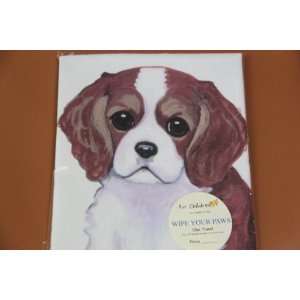  Cavalier King Charles Spaniel Puppy Wipe Your Paws Towel 