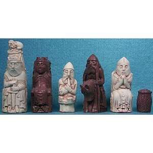  Medieval Crushed Stone Chess Pieces Toys & Games