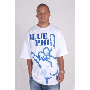  Phi Beta Sigma Blue Phi T Shirt   LARGE: Everything Else