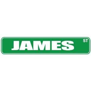   JAMES ST  STREET SIGN: Home Improvement