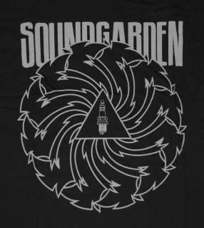 Soundgarden Badmotorfinger Album Saw Logo Rock Band T Shirt Tee  