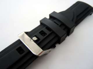 Marine heavy duty 22mm rubber watch strap fits IWC  