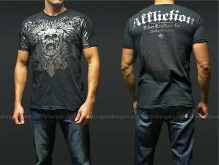 Affliction Tee T Shirt Fedor Emelianenko The Last Emperor T shirts ALL 