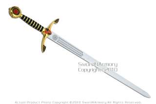 40 Black Prince Medieval Crusader Long Sword Unsharpen  