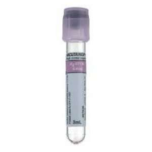  Dickinson Vacutainer 3Ml Plastic Whole Blood Tube Lavender Stopper W 