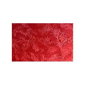  Ruby Red Swirl Embossed Metallic Paper: Home & Kitchen