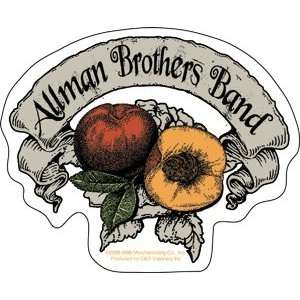Allman Brothers Peach Banner Sticker S 5237