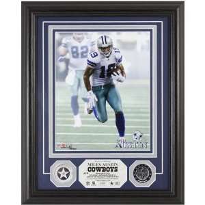  Dallas Cowboys Miles Austin Silver Coin Photomint: Sports 