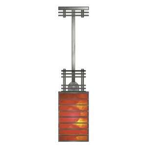  5Sq Flame Tiki Mini Pendant Ceiling Fixture: Home 