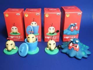 RARE Mother 2 Mini Figure Collection 5 COMPLETE SET USA SELLER 
