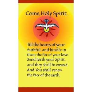 Come, Holy Spirit Prayer Card   Pack of 25 (PR55): Home 