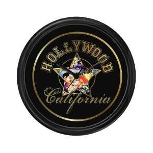  Hollywood Walk of Fame Wall Art Clock: Home & Kitchen