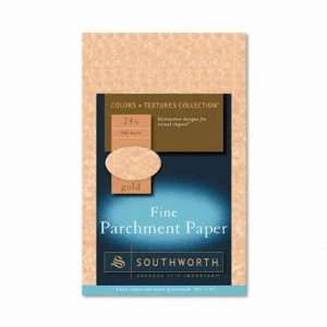   Parchment Paper, Gold, 24lb, Legal, 500 Sheets per Box (994E) Office