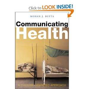  Health: A Culture centered Approach [Paperback]: M. Dutta: Books