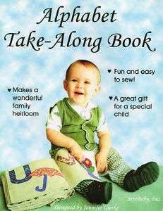 alphabet take along book EASY sewing activity Sewing  