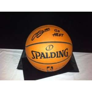 Lebron James Miami Heat   Hand Signed Autographed NBA Official Game 