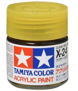 TAMIYA COLOR X 24 Clear Yellow MODEL KIT ACRYLIC PAINT  