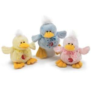   Yellow, Pink and Blue. Squeeze Tummy to Hear It Quack. Toys & Games