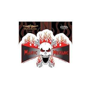  Vulture Kulture   Manic Mechanic Skull   Sticker / Decal 