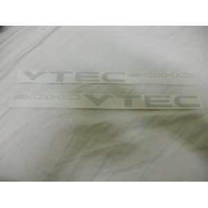  SOHC Vtec Racing Decal Sticker (New) Silver X2: Home 