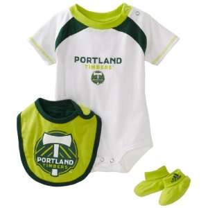  MLS Infant Portland Timbers Bib & Bootie Set Sports 