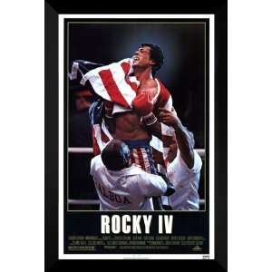 Rocky 4 FRAMED 27x40 Movie Poster Sylvester Stallone