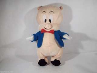 Warner Brothers PORKY PIG bugs bunny plush toy doll  